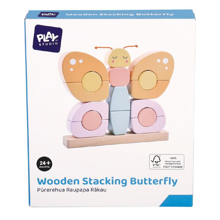 Play Studio Wooden Stacking Butterfly, , hi-res