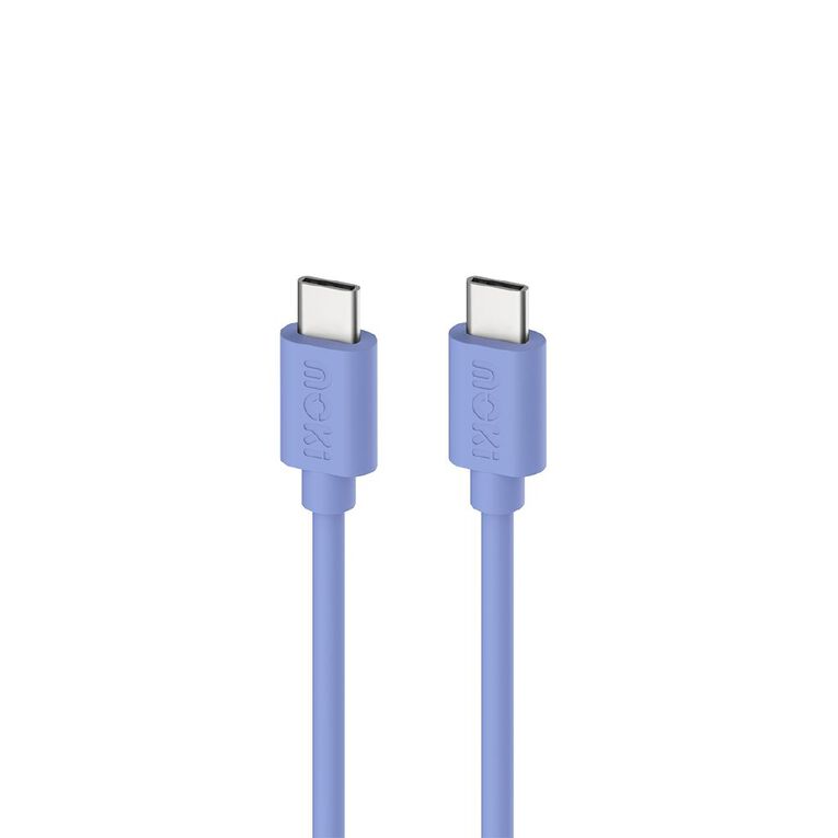 Moki USB-C to USB-C SynCharge Cable 1m - Ultra Blue, , hi-res