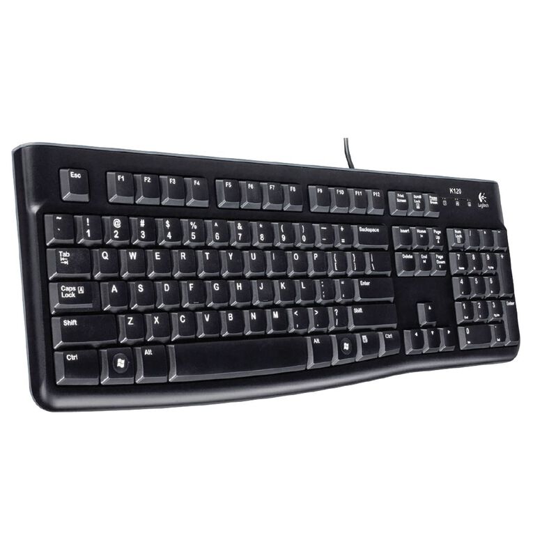 Logitech Corded Keyboard K120 Black, , hi-res