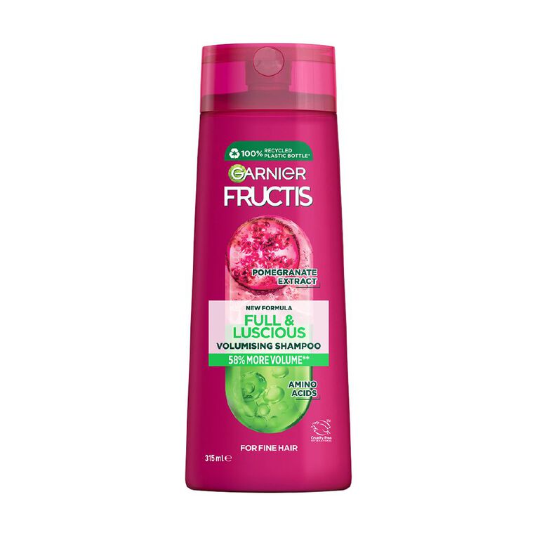 Garnier Full and Luscious Shampoo 315ml, , hi-res