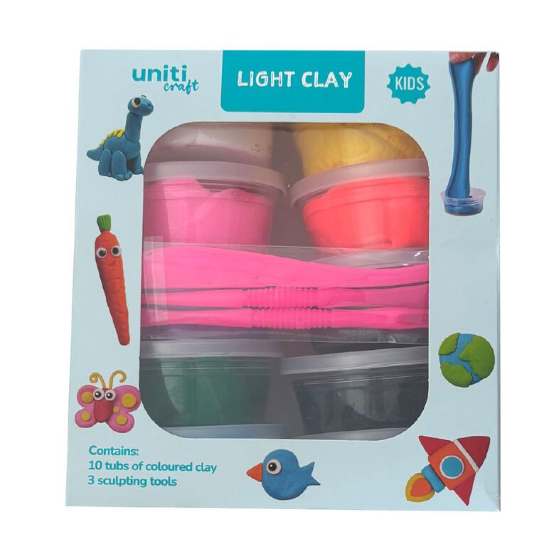 Uniti Light Clay Tub 10 Pack, , hi-res