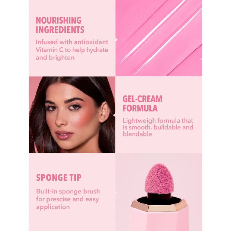 Sheglam Color Bloom Liquid Blush On Point 5.2ml, , hi-res