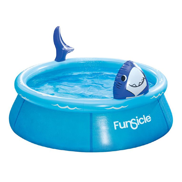 Funsicle Blue Shark QuickSet Pool 6 Foot, , hi-res