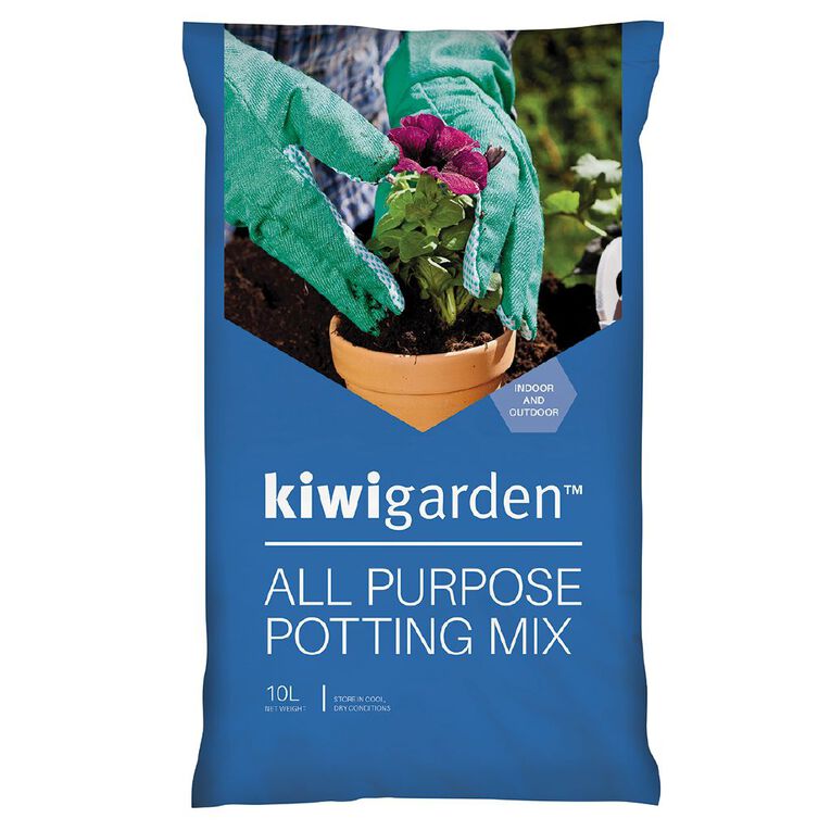 Kiwi Garden All Purpose Potting Mix 10L, , hi-res