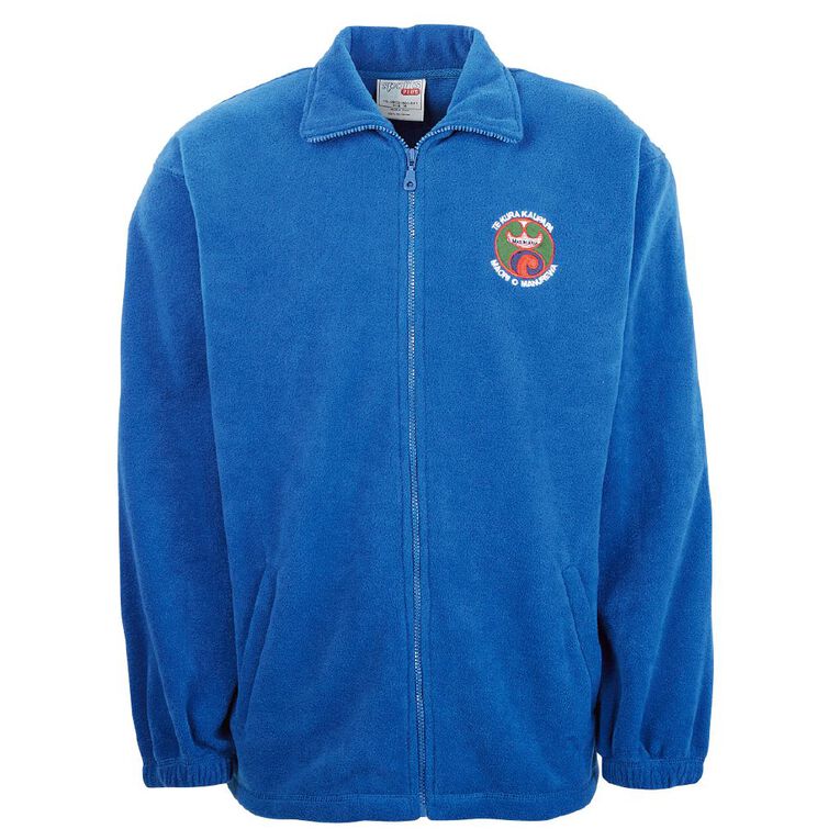 Schooltex TKKM o Manurewa  Polar Fleece Jacket with Embroidery, Royal, hi-res