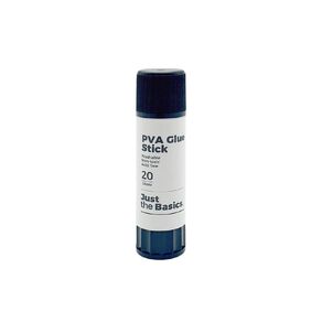 Just the Basics Glue Stick PVA 20gm - Limit 6 per Customer