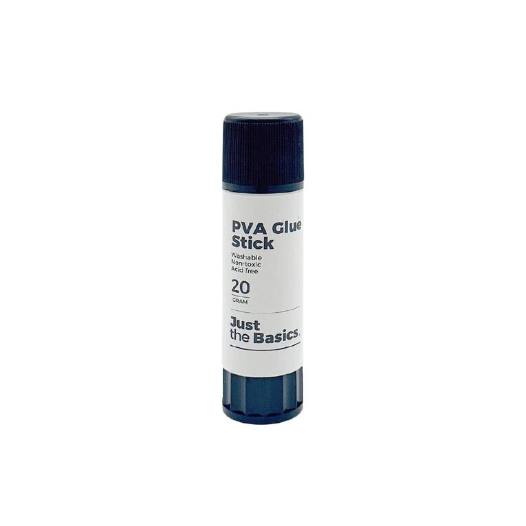 Just the Basics Glue Stick PVA 20gm - Limit 6 per Customer, , hi-res