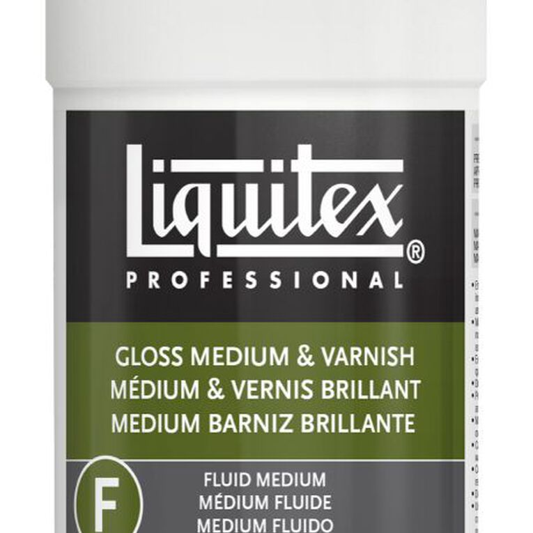 Liquitex Gloss Fluid Medium & Varnish 237ml, , hi-res
