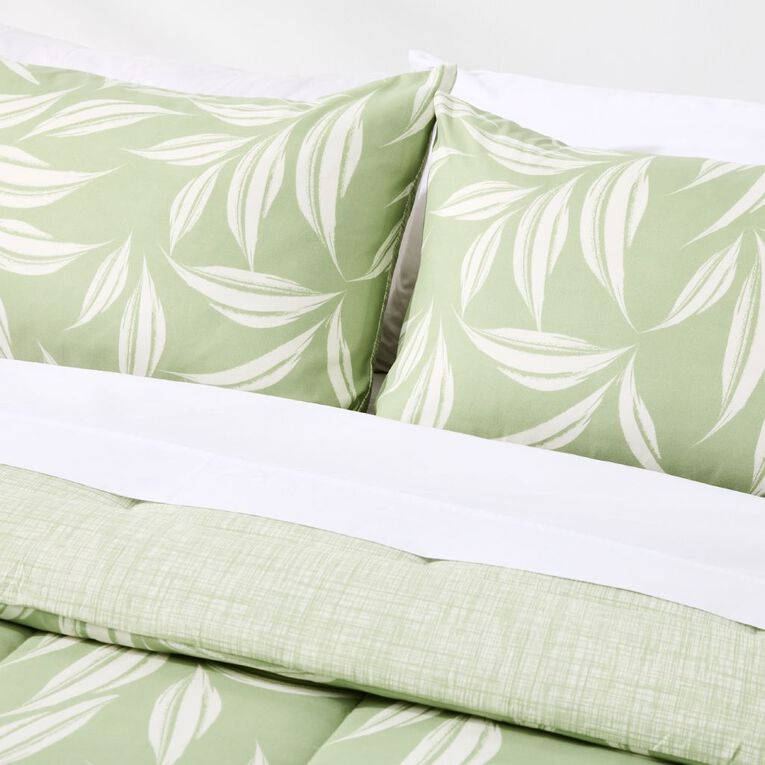 Living & Co 3 Piece Comforter Set Solana Multi-Coloured Queen, Multi-Coloured, hi-res