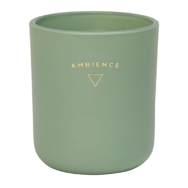 Living & Co Ambience Candle Jar Mango Crush 5oz Green 5oz, Green, hi-res