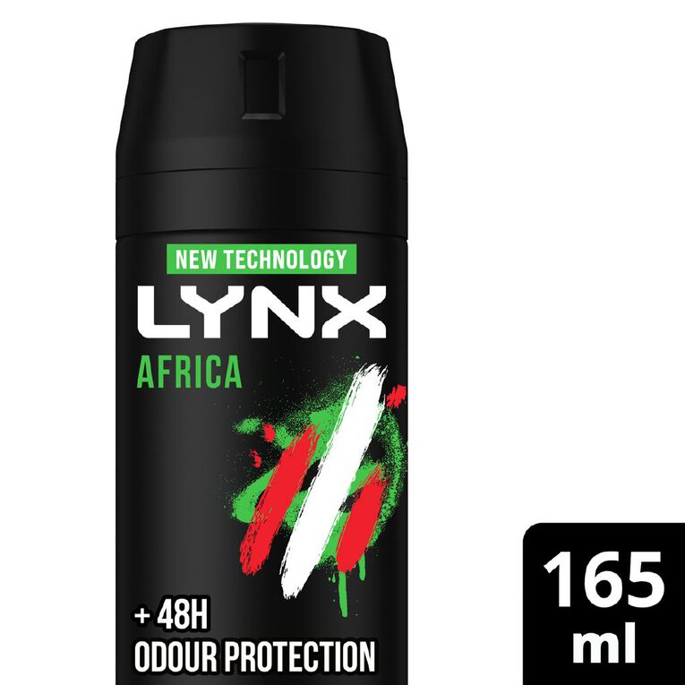 Lynx Body Spray Africa 165ml, , hi-res