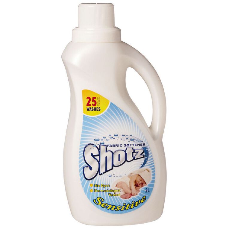 Shotz Sensitive Fabric Softener 2L, , hi-res