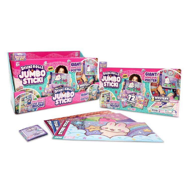 Sticki Rolls Sticki Rolls Jumbo Sticki 3 Pack, , hi-res
