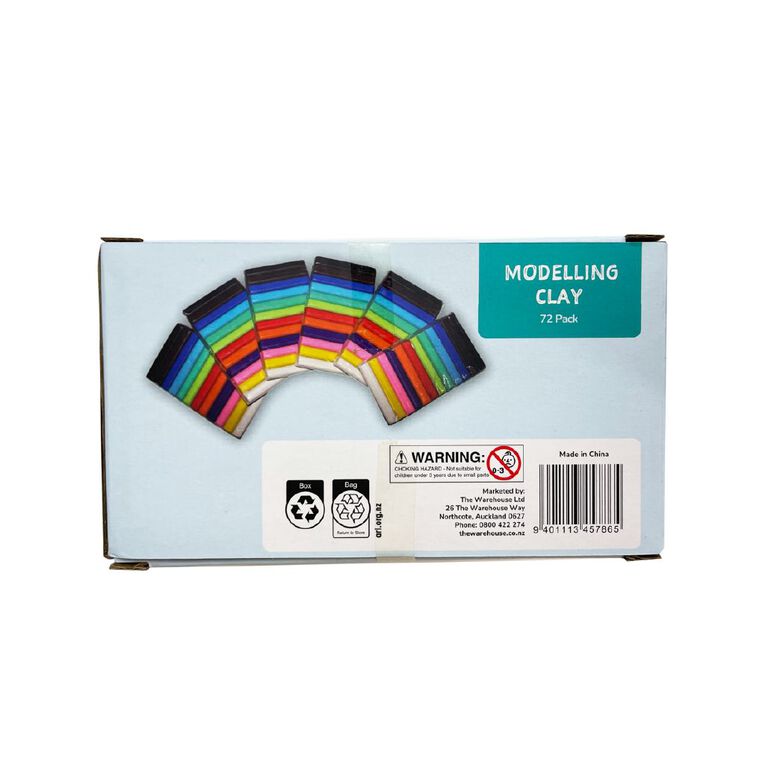 Uniti Modelling Clay 72 Piece, , hi-res