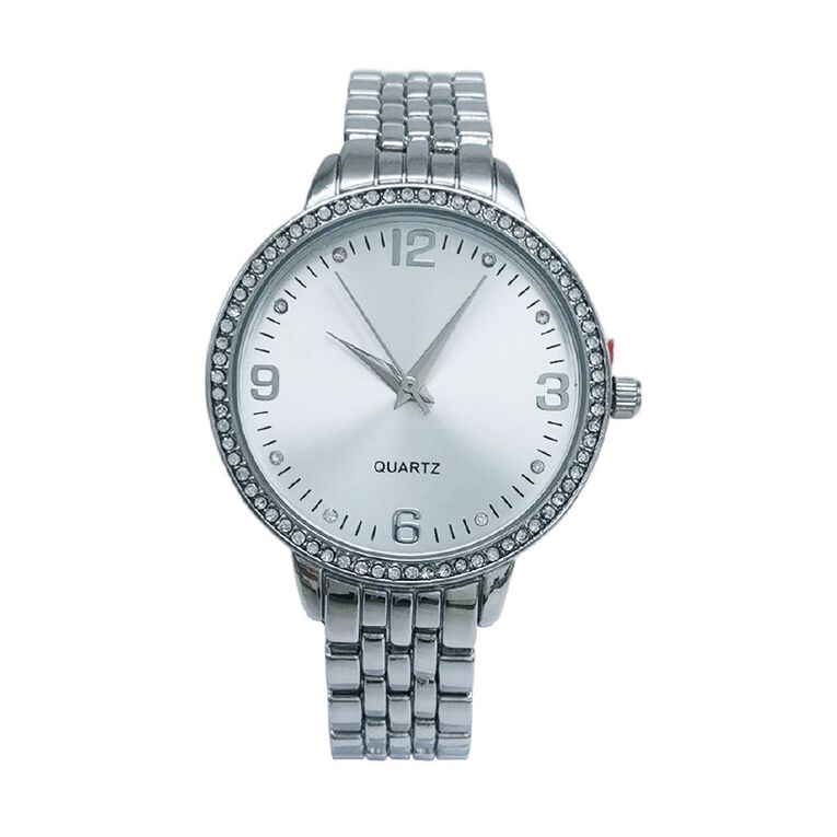 Women's Analogue Dial Watch Silver, , hi-res