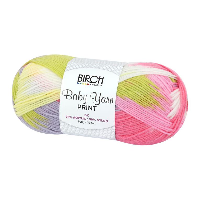 Birch Baby Print 70% Acrylic 30% Nylon 100G Unicorn Bloom, , hi-res