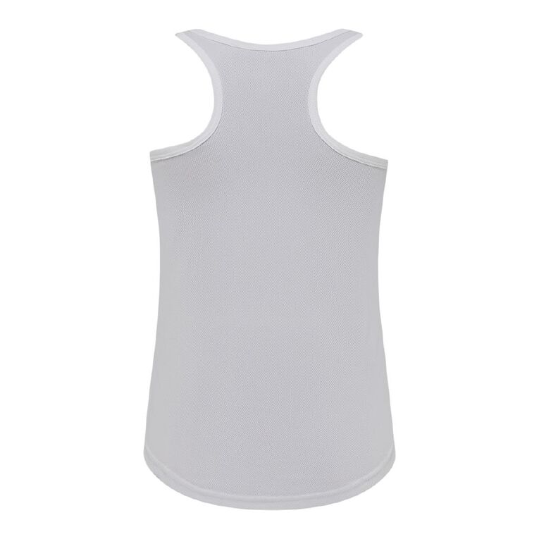 Active Intent Women's Cooldry Racer Tank, White, hi-res