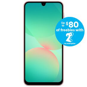 Samsung Galaxy A26 5G with 2degrees SIM Peach