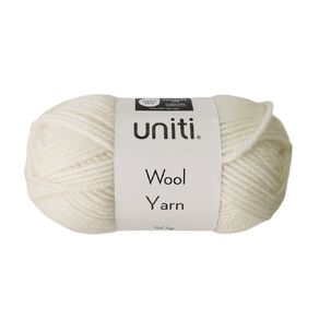 Uniti Wool Yarn White 50g