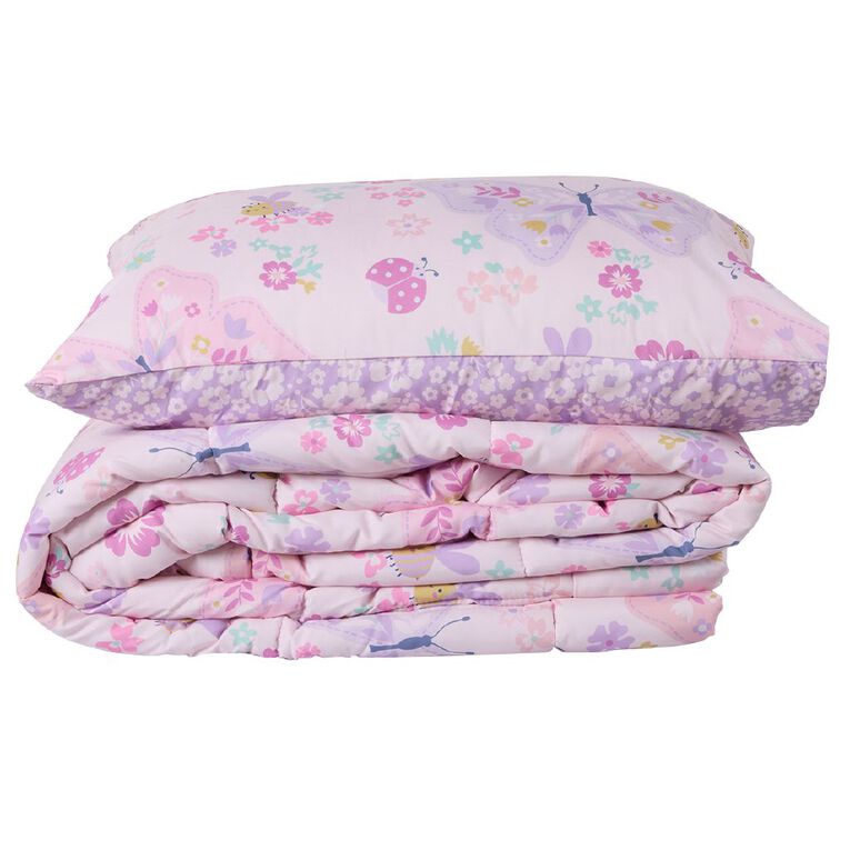 Living & Co Comforter Wildflower Multi-Coloured King Single, , hi-res