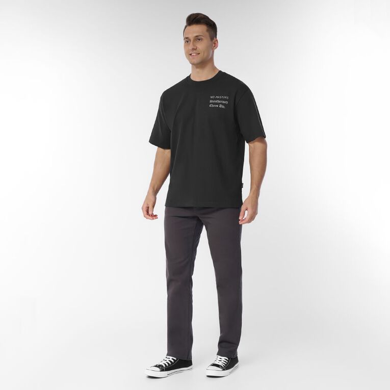 Garage Men's Heavyweight Boxy Tee, Grey Dark, hi-res