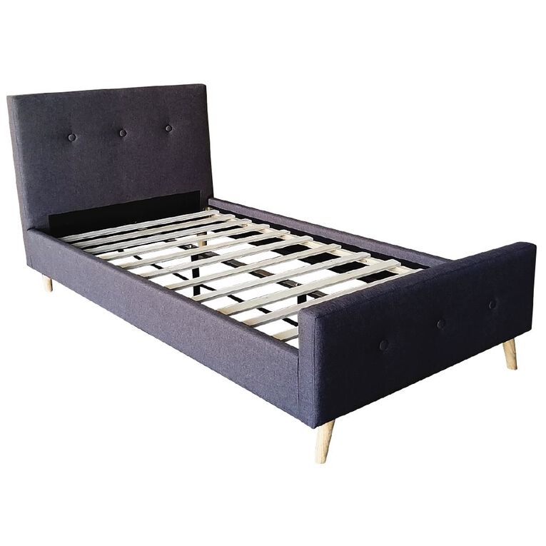 Living Co Boston Bed Frame King Single The Warehouse