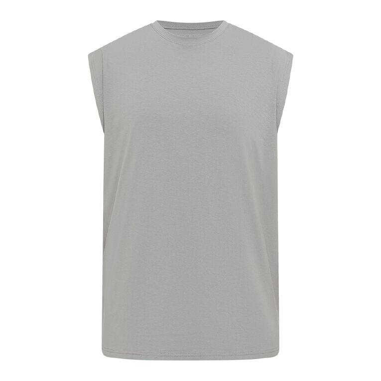 Active Intent Men's Hybrid Tank, Grey Mid, hi-res