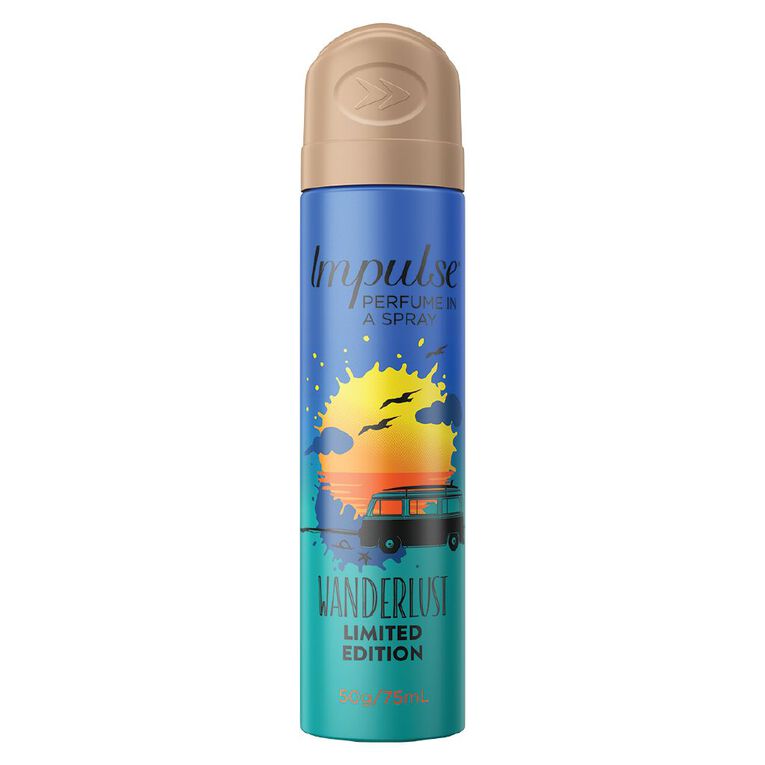 Impulse Wanderlust Body Spray 75ml, , hi-res