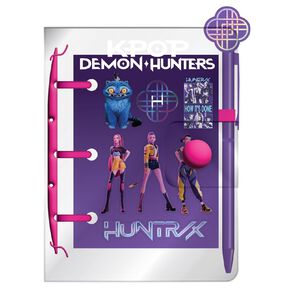 KPop Demon Hunters Notebook with Pen & Stickers