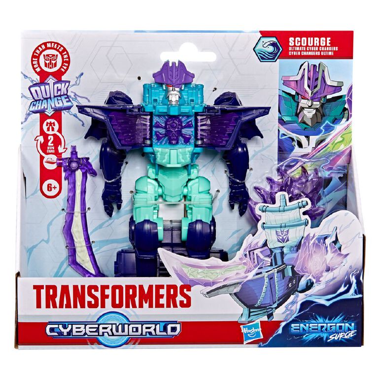 Transformers Cyberworld Ultimate Cyber Changer Assorted, , hi-res