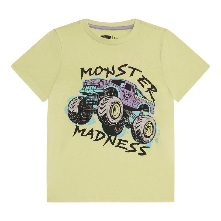 Young Original Print Short Sleeve Tee, Green Light, hi-res
