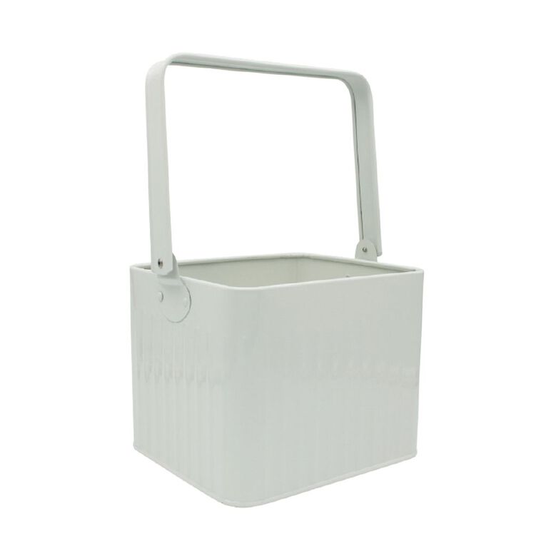 Living & Co Peg Storage Tin White, , hi-res