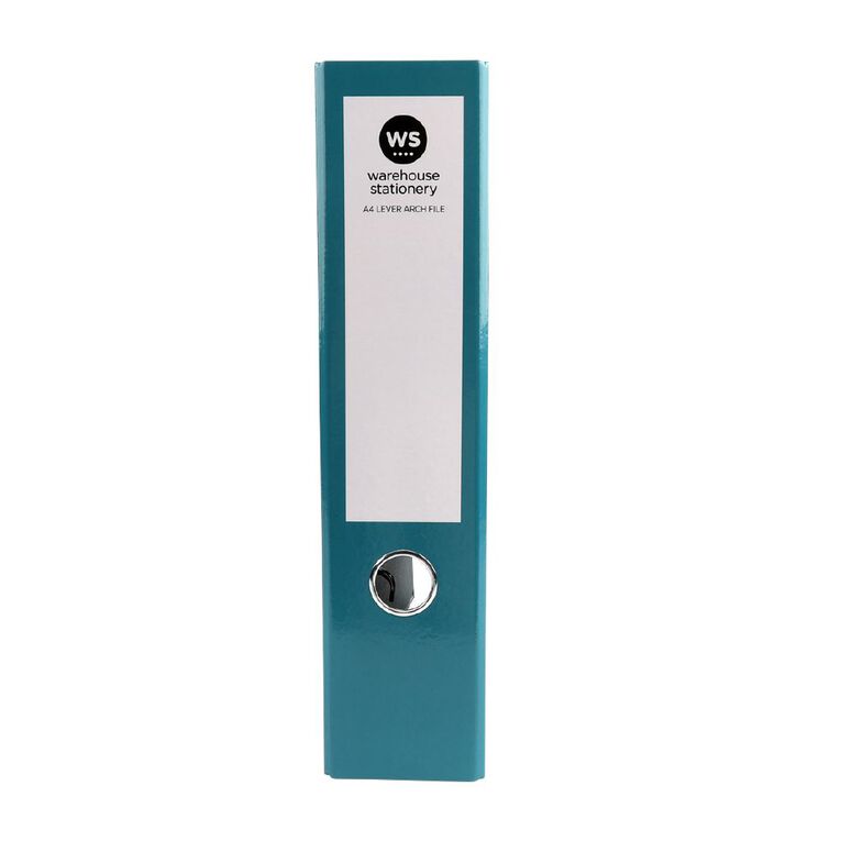 WS Lever Arch File Teal, , hi-res