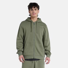 H&H Men's Zip-Thru Hooded Sweatshirt