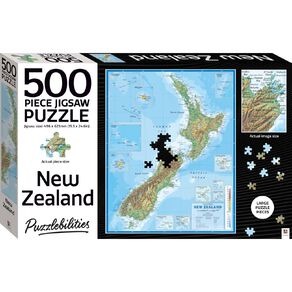 Puzzlebilities: New Zealand 500 Piece Puzzle