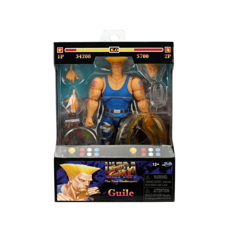 Street Fighter II Guile 6 Inch Figure, , hi-res