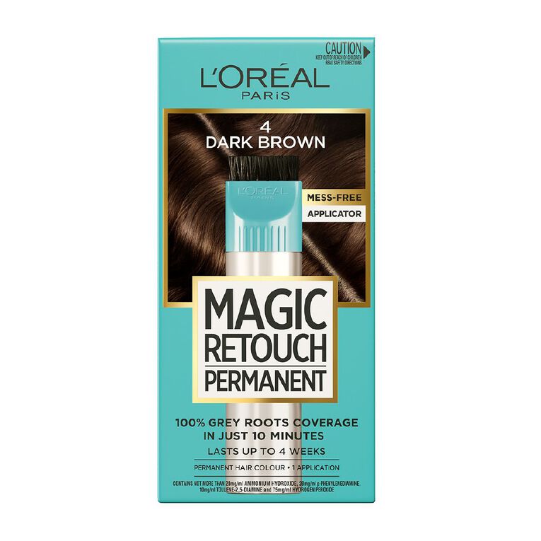 L'Oreal Paris L'Oreal Paris Magic Retouch Permanent 4 Dark Brown, , hi-res
