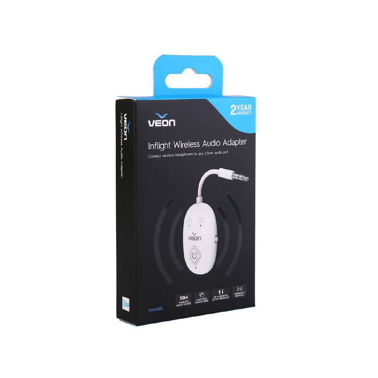 Veon Wireless Airline Adaptor White, , hi-res