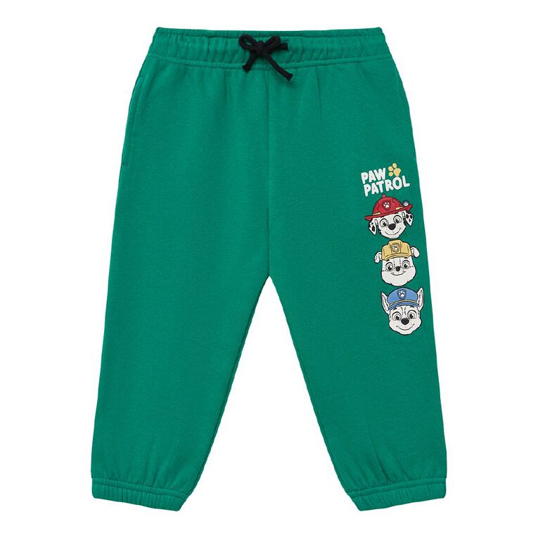 Paw Patrol Toddler Trackpants, Green Mid, hi-res