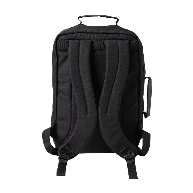 Living & Co Travel Backpack Black 24L, , hi-res