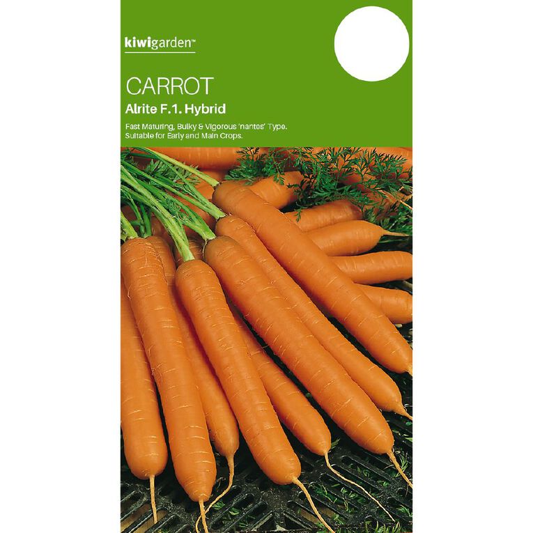 Kiwi Garden Carrot Alrite F1 Hybrid Seeds, , hi-res