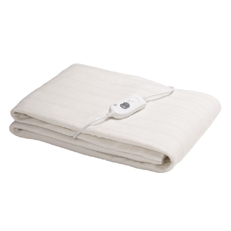Living u0026 Co Electric Blanket Fitted Large Single 90 x 190 x 50cm | The  Warehouse