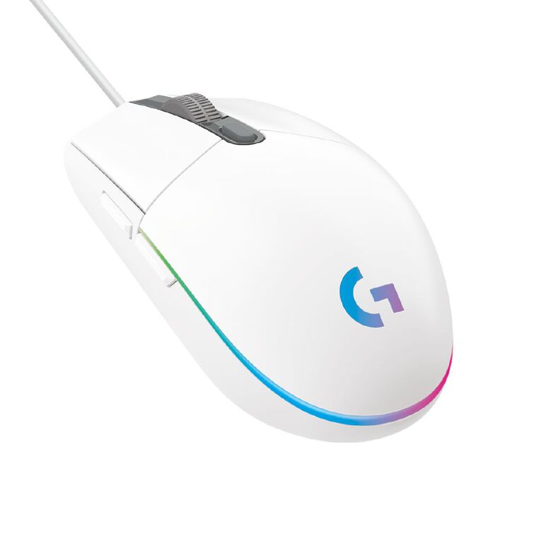 Logitech G203 Lightsync Gaming Mouse White, , hi-res