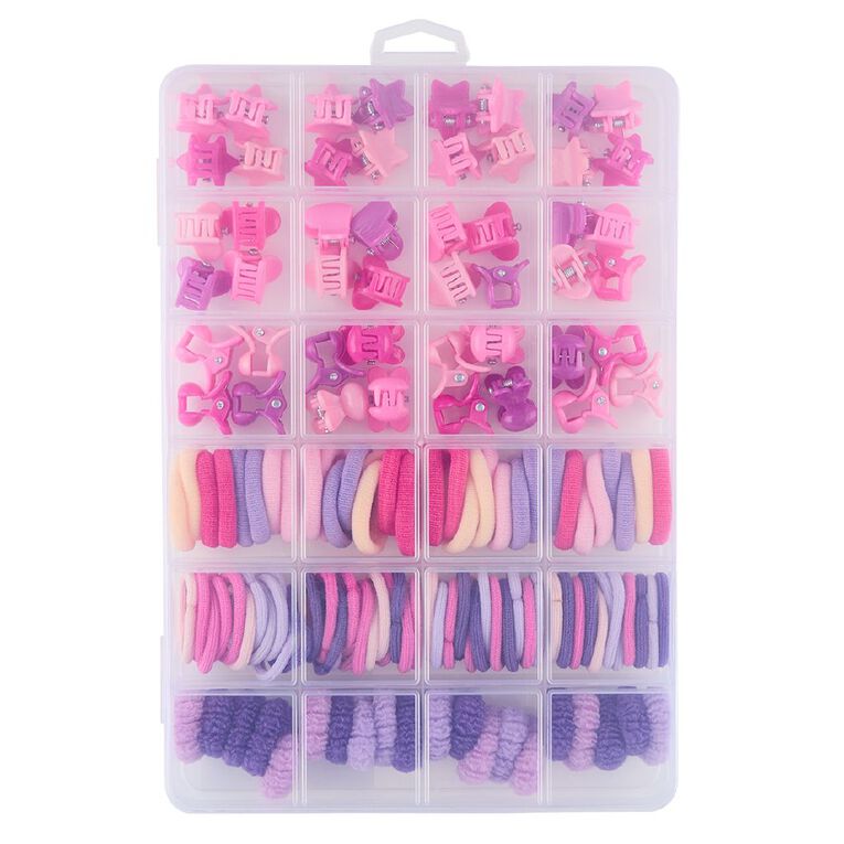 Kids' Hair Accessories Set Pink, , hi-res