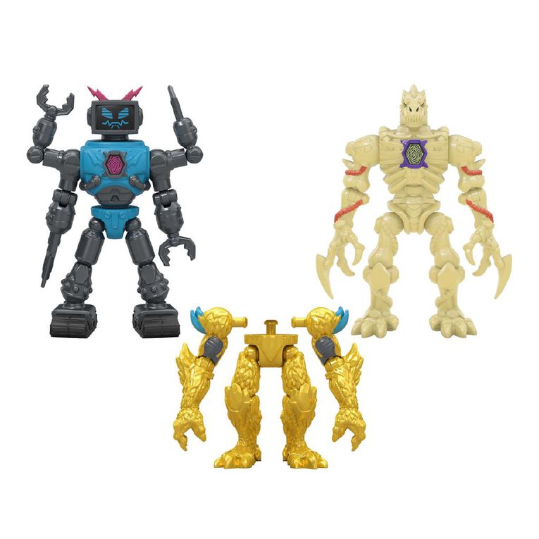 Mr Beast Lab Hybrids 2 Mix & Match Action Figure Multi Pack, , hi-res