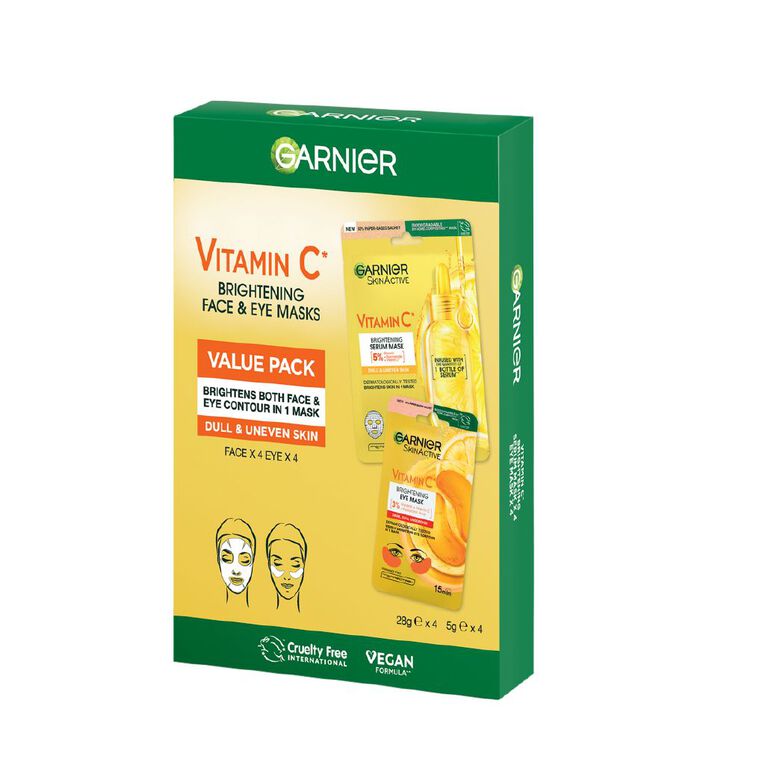 Garnier Vitamin C Tissue Mask Multipack, , hi-res