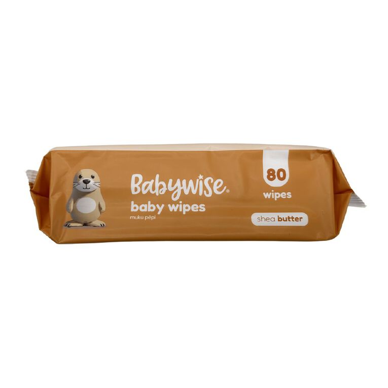 Babywise Wipes Shea Butter 80 Pack, , hi-res