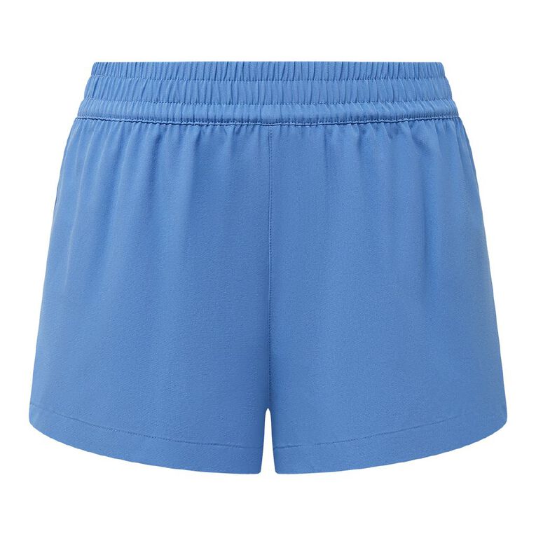 Active Intent Women's 2 in 1 Training Shorts, Blue Mid, hi-res