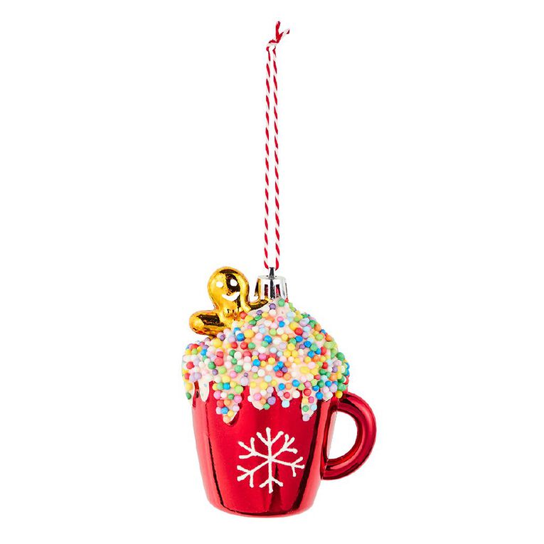 Wonderland Fun Festive Freakshake 9.5cm Christmas Tree Decoration, , hi-res