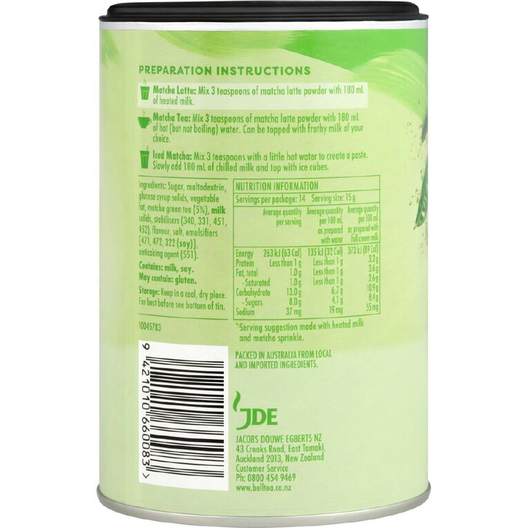 Bell Matcha Latte Powder 220g, , hi-res